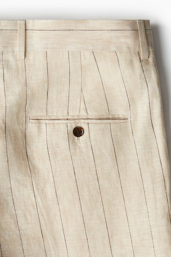 Regular Fit Linen Suit Pants