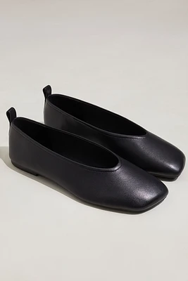 Leather Ballet Flats