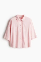 Linen-Blend Shirt