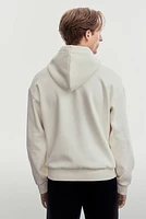 Loose-Fit Printed Hoodie