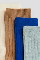 4-pack Ribbed Socks