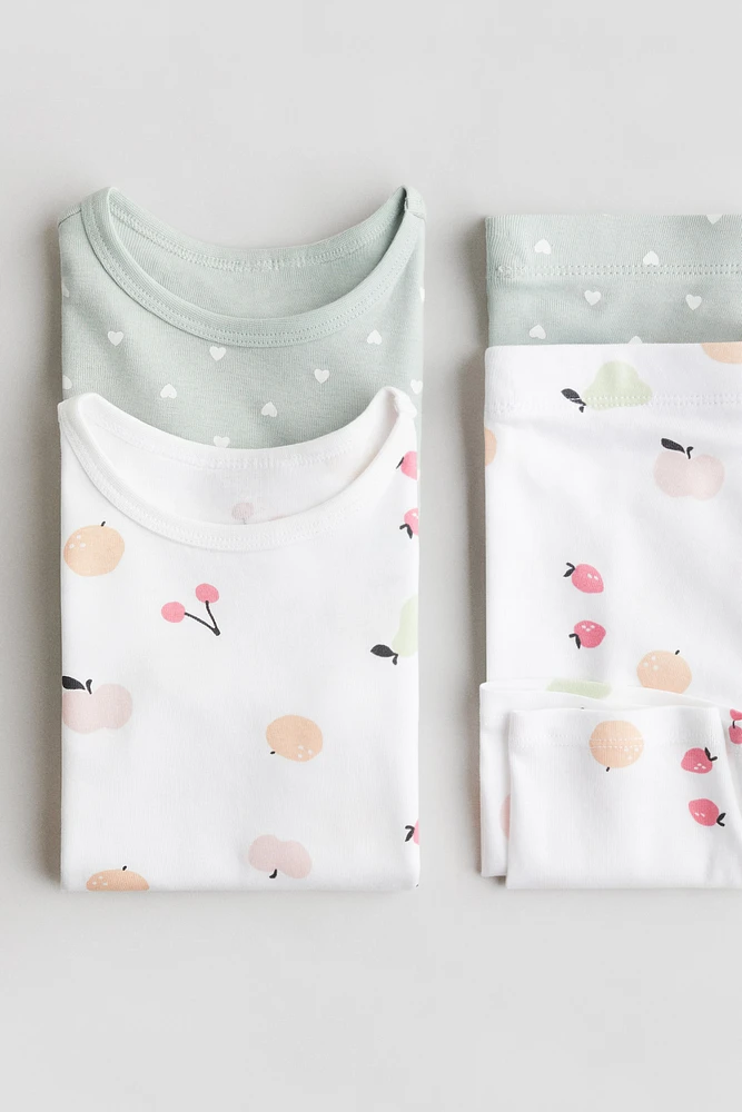 Snug Fit Printed cotton pyjamas