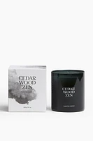 Bougie parfumée dans un pot en verre