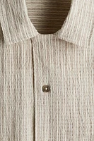 Regular-Fit Linen-Blend Resort Shirt