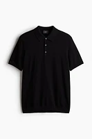 Slim Fit Wool Polo Shirt