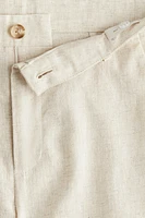 Linen-blend Suit