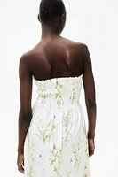 Smocked-bodice Dress