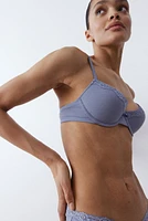 Cotton Demi Push-Up Bra