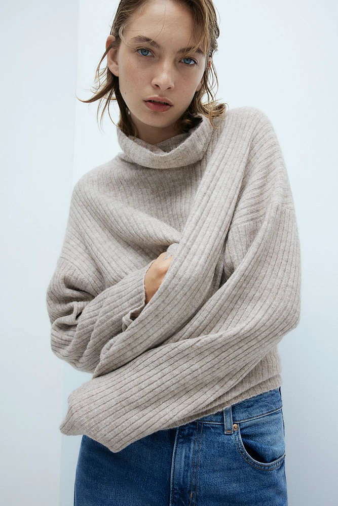 Oversized Turtleneck Sweater