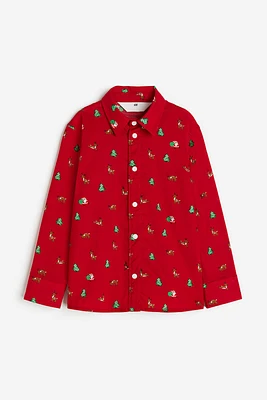 Patterned Cotton Shirt