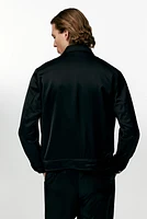 Regular-Fit Satin Jacket