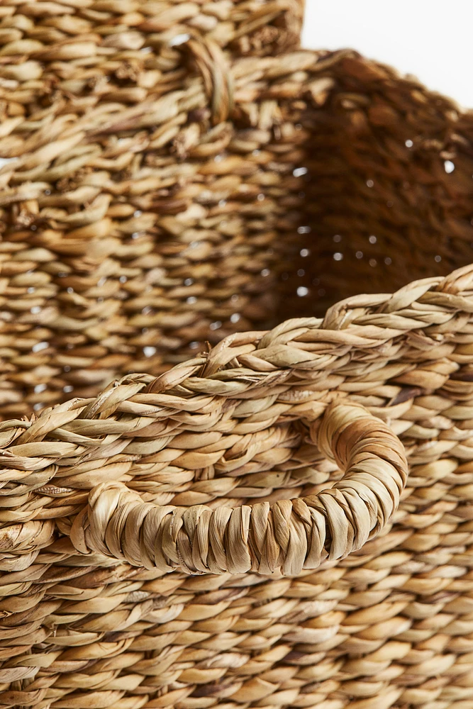 Seagrass Storage Basket with Lid