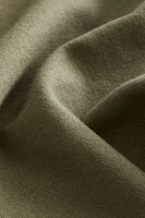 Housse de coussin en lin mélangé
