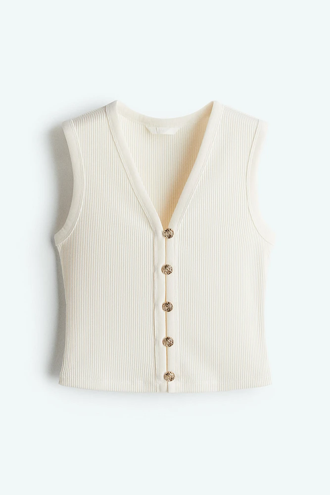 Gilet à boutons