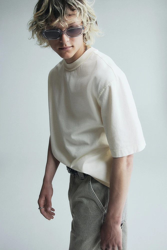 Boxy Fit Washed T-shirt