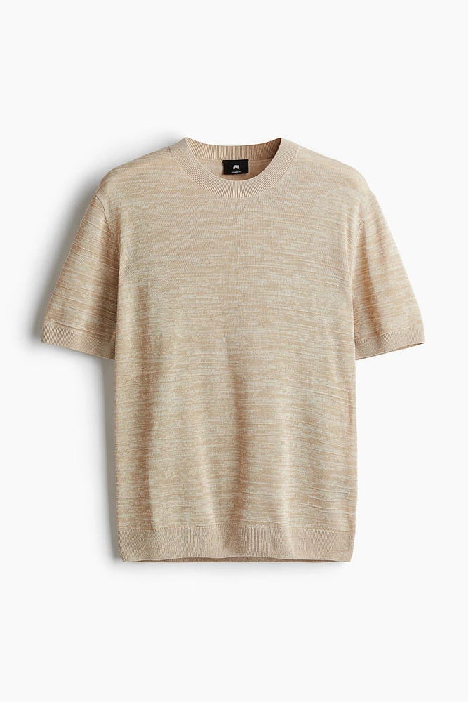 Regular Fit Fine-Knit T-Shirt