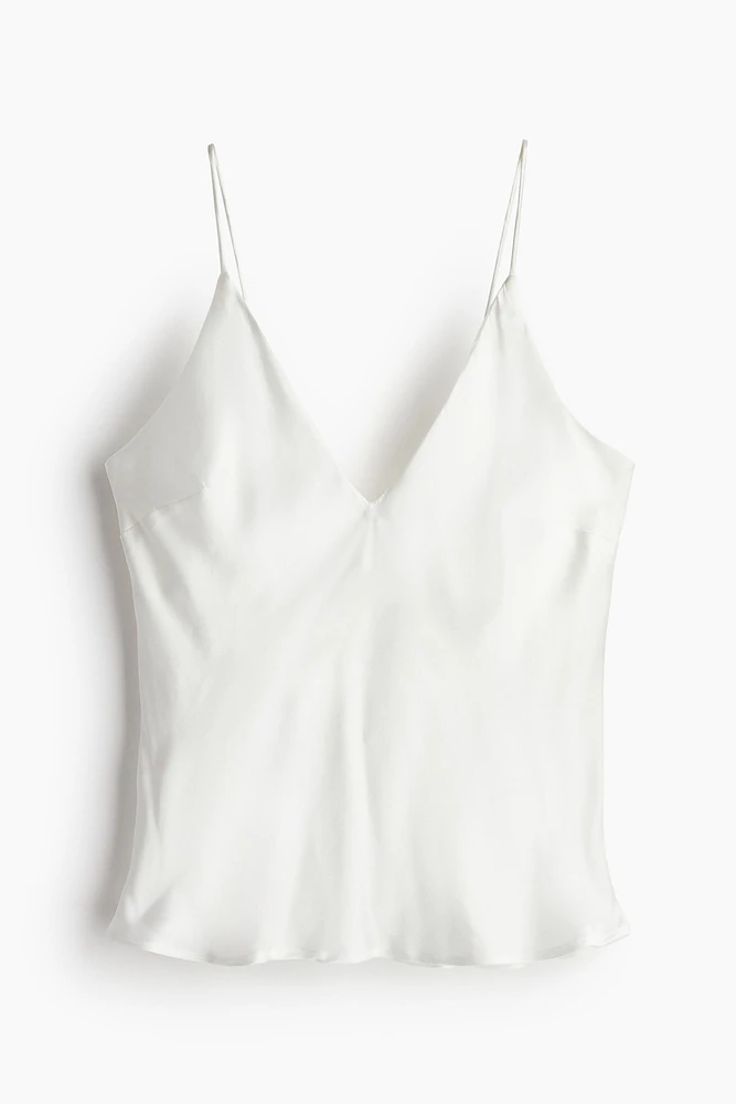 Silk-blend Satin Camisole Top