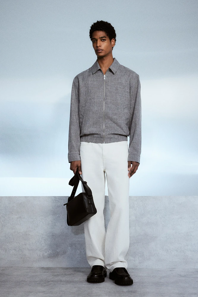 Veste coupe classique en sergé