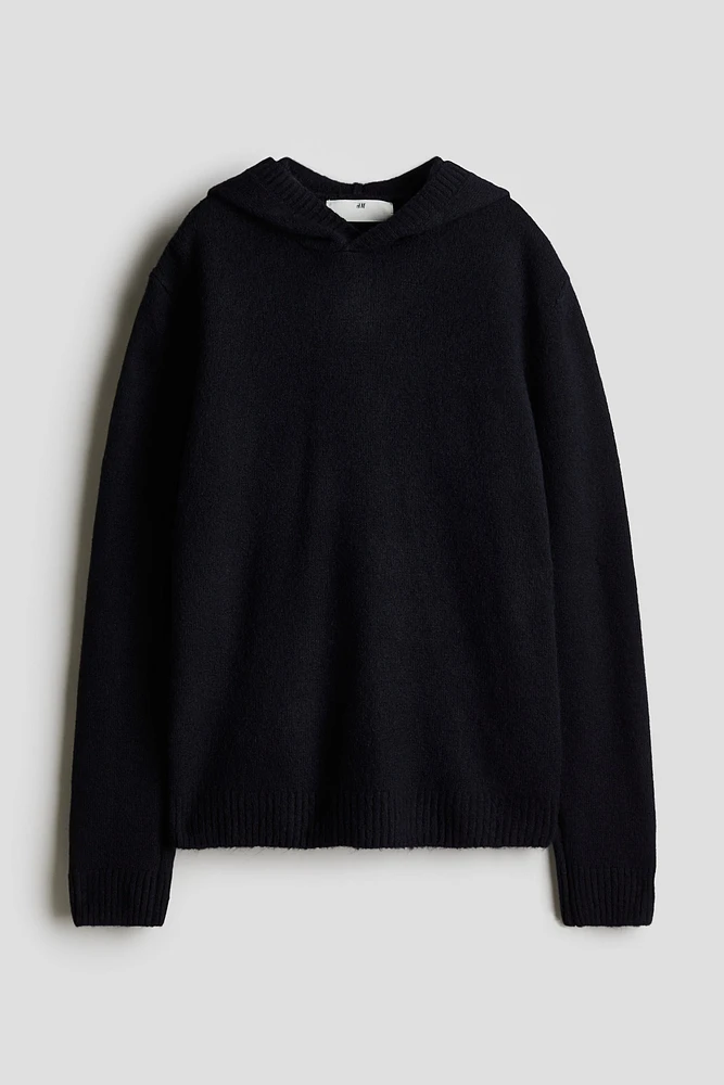 Fine-Knit Hoodie