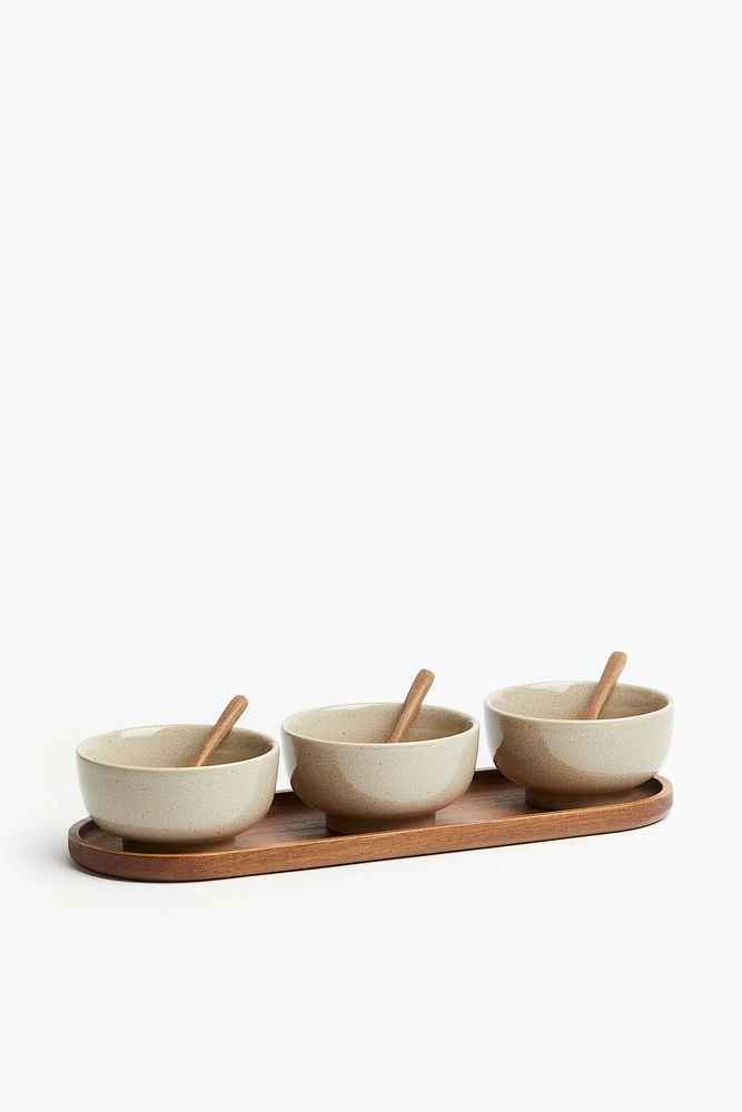 3-pack Stoneware Serving Bowls