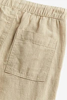 Linen-blend Pull-on Joggers