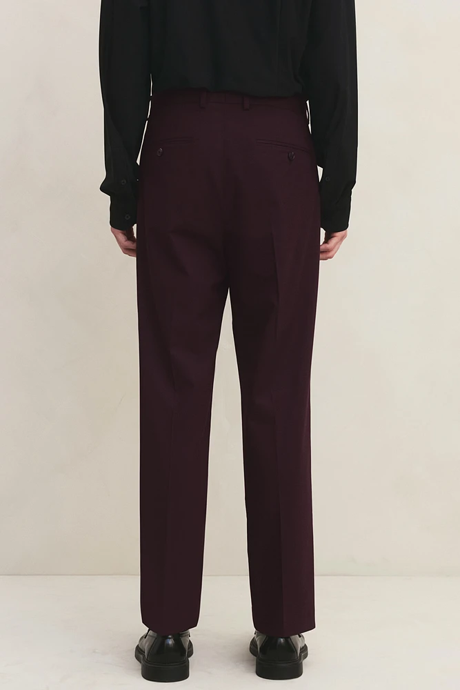 Relaxed Fit Suit Pants