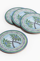 4-pack Graphic-print Coasters