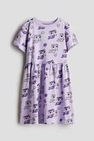 Printed Jersey Dress