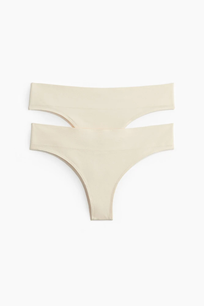 2-Pack Seamless Brazilian Briefs