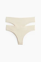 2-Pack Seamless Brazilian Briefs