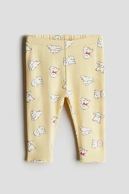 Legging en coton imprimé