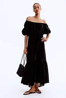 Square-Neck Maxi Dress