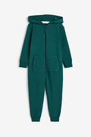 Hooded Sweatshirt Jumpsuit