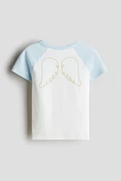 Printed Jersey Top