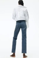 Slim Straight High Ankle Jeans
