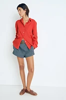 Linen-blend Shirt