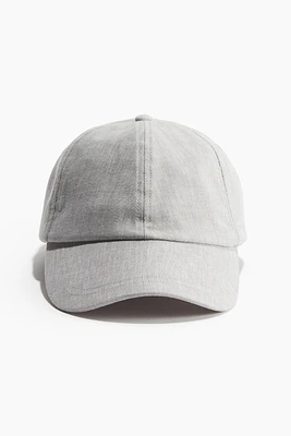 Linen-Blend Cap