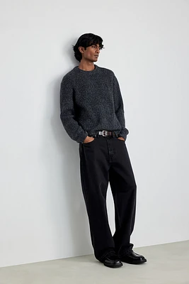 Regular-Fit Rib-Knit Sweater