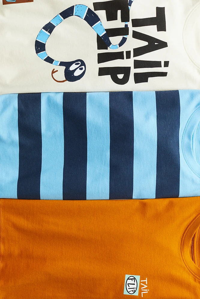 3-pack Printed T-shirts