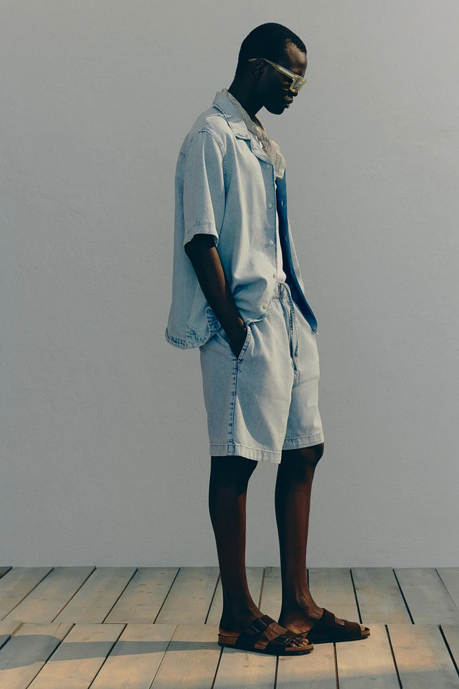 Baggy Denim Shorts
