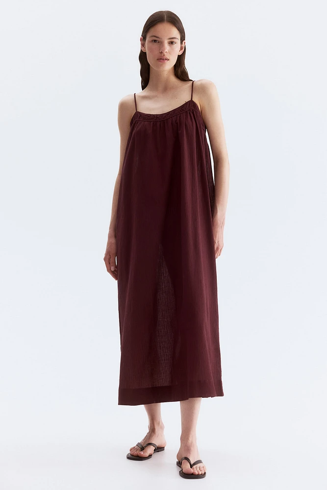 Crinkled Slip Dress