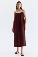 Crinkled Slip Dress