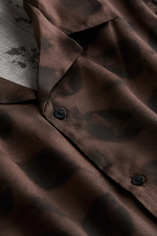 Regular Fit Lyocell Resort Shirt