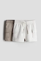 2-pack Cargo Sweatshorts