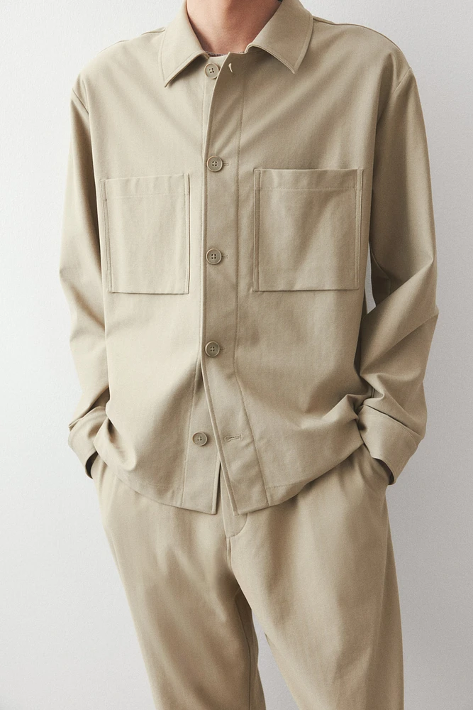 Regular Fit Twill overshirt