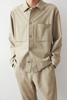 Regular Fit Twill overshirt