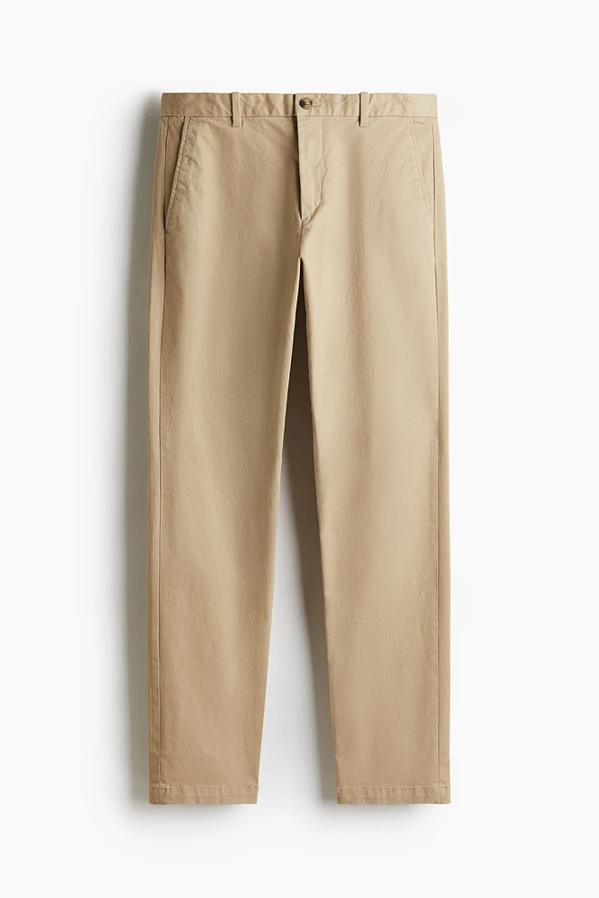 Pantalon coutil près du corps en coton
