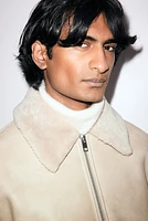 Regular Fit Teddy-Lined Jacket