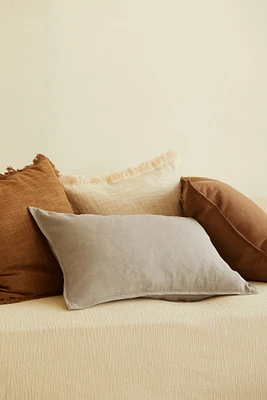 Linen-blend Cushion Cover
