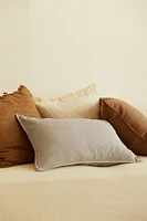 Linen-blend Cushion Cover